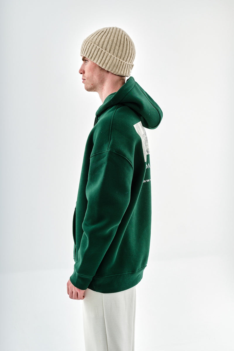 OVERSIZE MIKINA KYLE - GREEN