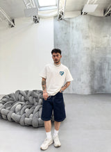 MALONE OVERSIZE TRIČKO - BIELE
